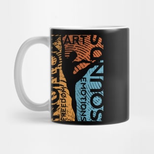 Creative Colorful Dancer Modern Style Mug